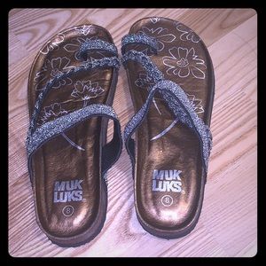 Glitter sandals